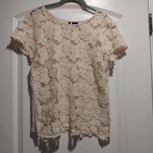 Off-White Lace Shirt